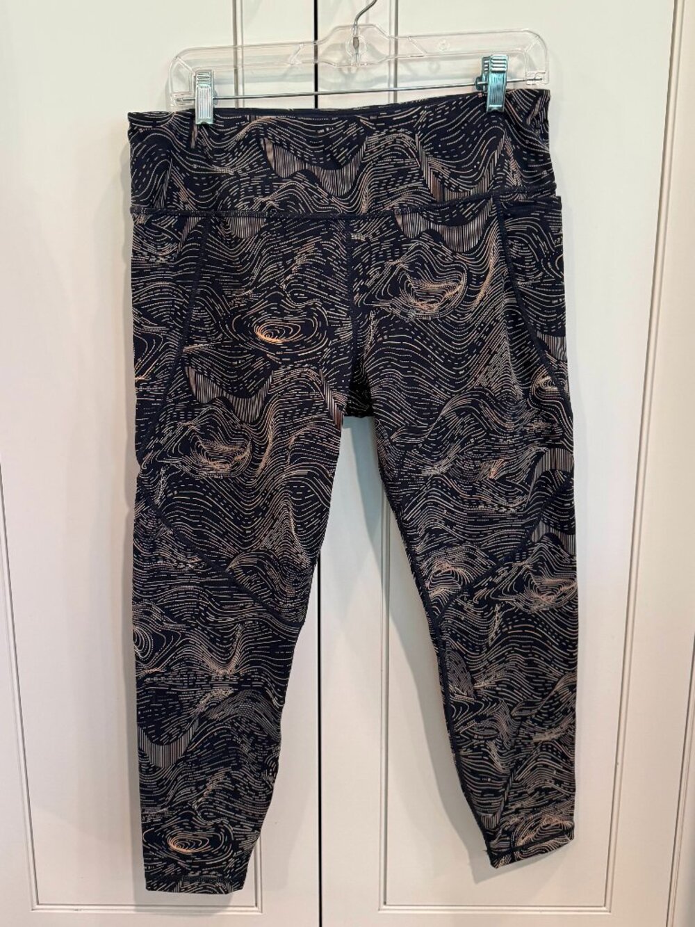 EUC Sweaty Betty Power 7/8 Workout Leggings Blue Size XL $100